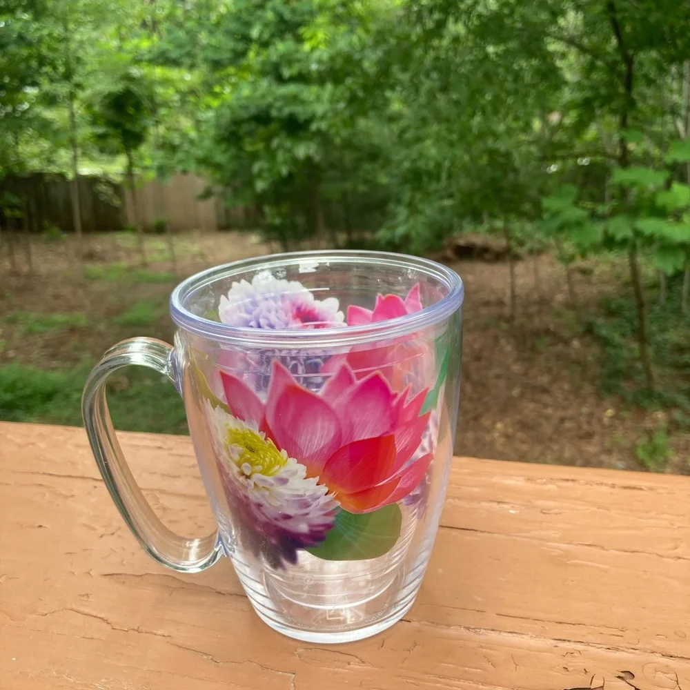 Tervis floral coffee mug